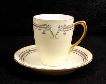 Z. S. & Co. - Antique Chocolate Cup and Saucer Bavaria