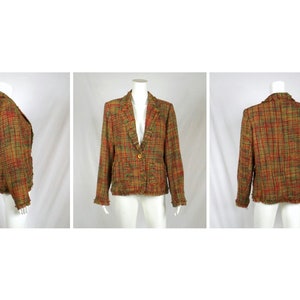 SELENE SPORT Tweed Blazer US Size Medium M