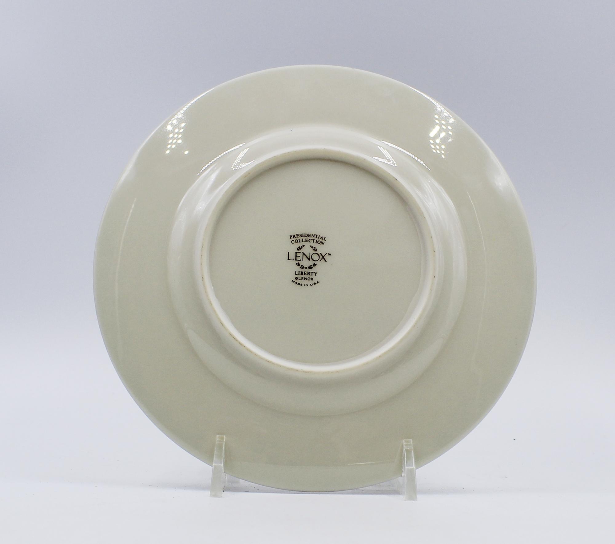 1983 Lenox Presidential Collection Liberty Bread and Butter Plate