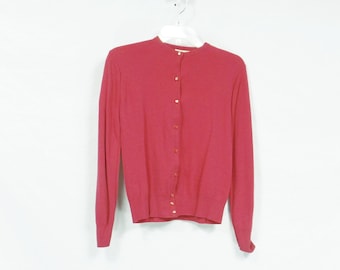 BAN-LON "Judyanna" Button Front Cardigan Sweater US Size Small or Medium