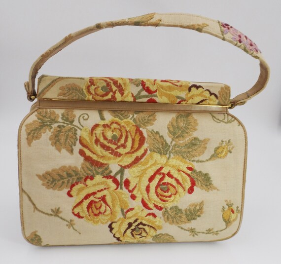 NETTIE ROSENSTEIN Tapestry Handbag - image 3