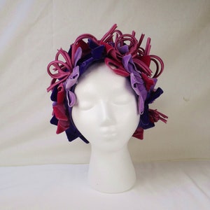 1960er Jahre CHRISTIAN DIOR Chapeaux Bogen bedeckt Toque