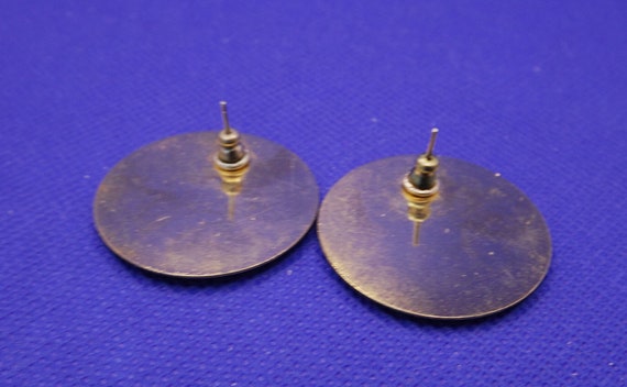 Translucent Red Post Earrings - image 5