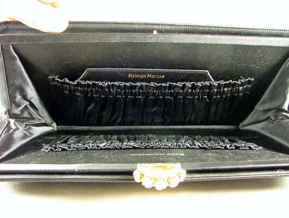 NETTIE ROSENSTEIN Egyptian Revival Scarab Clutch Purse for Neiman