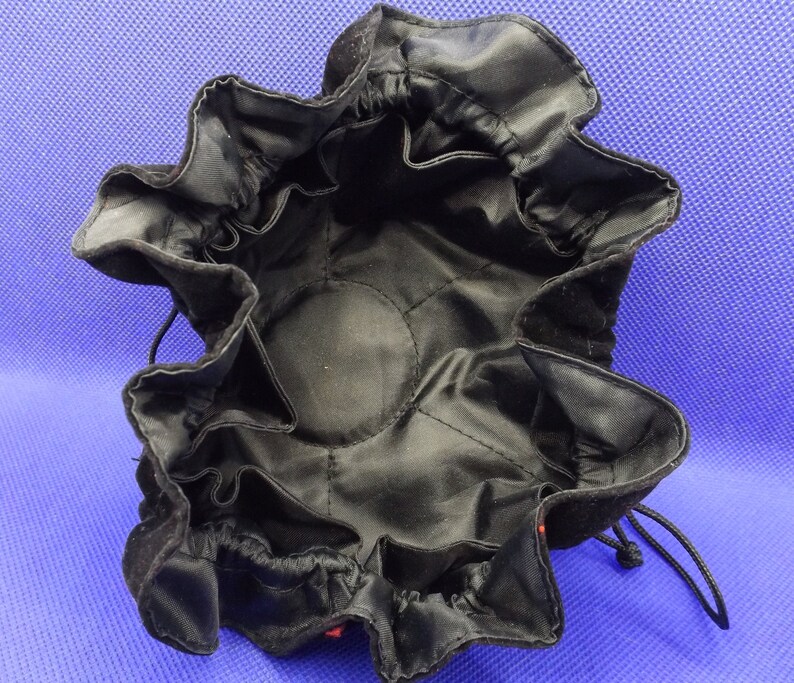 Black Velvet Jewelry Travel Bag Etsy