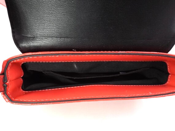 ARMANI EXCHANGE Bold Coral Pink Embossed Crossbody Bag View 5