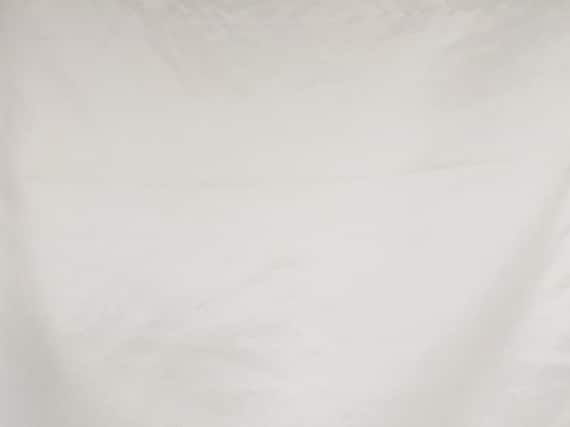 White Polyester Chiffon Square Scarf - image 3