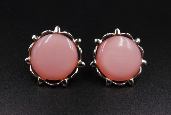 1950's Signed STAR Pink Thermoset "Moonglow" Clip… - image 4