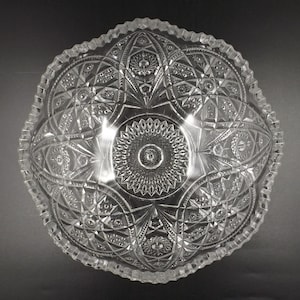 Mid Century IMPERIAL GLASS 8.5&quot; Scalloped Bowl