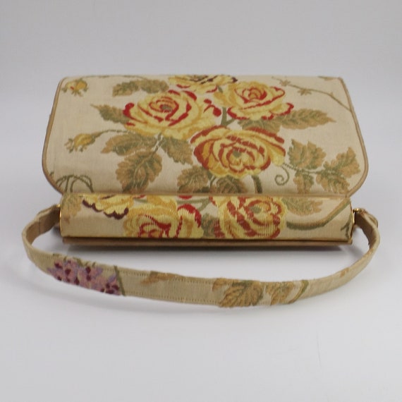 NETTIE ROSENSTEIN Tapestry Handbag - image 8