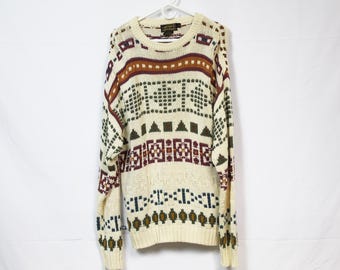 EDDIE BAUER Herren 100% Baumwolle Pullover US Size Large - L