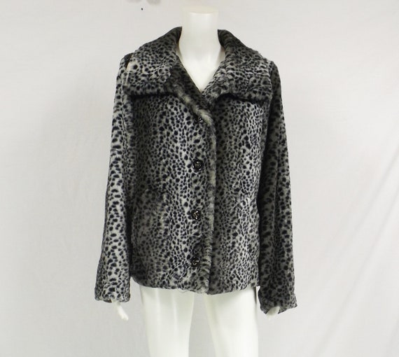 GALLERY Faux Fur Jacket US Size Large L