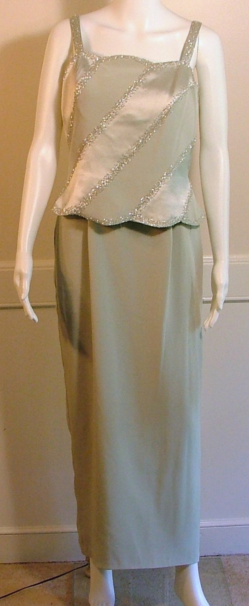 MONTAGE by Mon Cheri Special Occasion Dress Light Green Size - Etsy