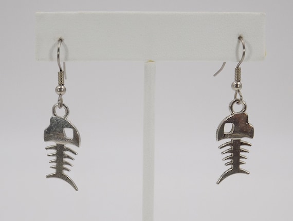 Skeleton dangle earrings sale