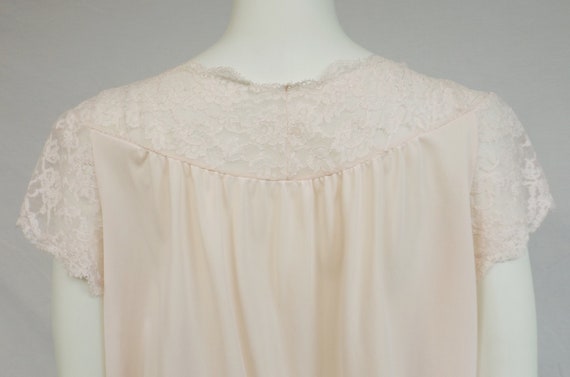 WARNER'S Pink Bed Jacket or Pajama Top US Size Sm… - image 9