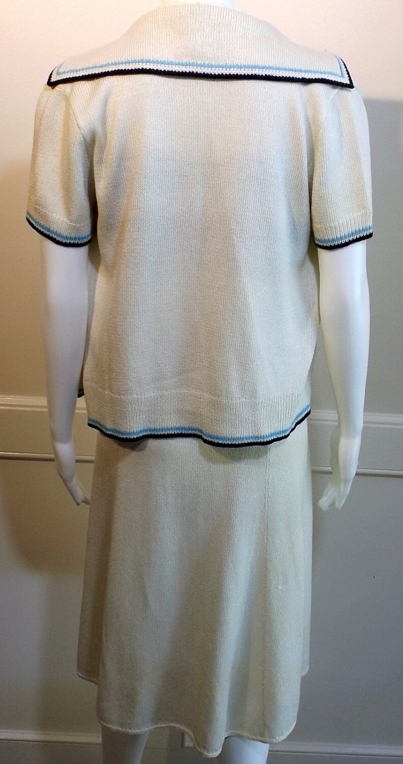 ST. JOHN KNITS Dress and Matching Cardigan Size Small 2/4 Etsy