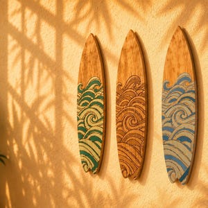 Mini Wood Surfboard - Etsy