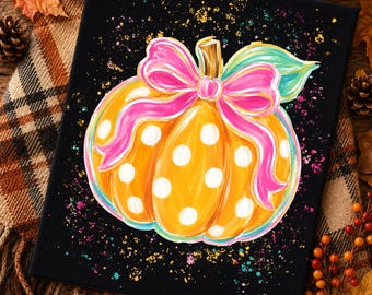 Coquette Pumpkin PNG, Pink Bow Pumpkin Png, Cute Fall Pumpkin Design, Retro Autumn Sublimation, Pumpkin Shirt Graphic, Digital Download