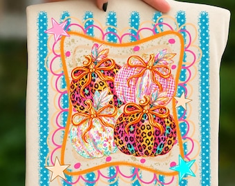 Coquette Pumpkin PNG, Preppy Fall Pumpkin Bundle, Leopard Pumpkin PNG, Pink Pumpkin Bow Design, Trendy Autumn Sublimation Download