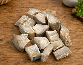 Oven Dried Salted Skate Fish Cubes, Madu karawala, Traditional Seafood for Cooking and Recipes