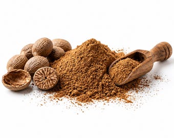 Nutmeg Powder, 100% Natural Ground Nutmeg Spice for Cooking, Baking and Recipes, Ceylon Spices