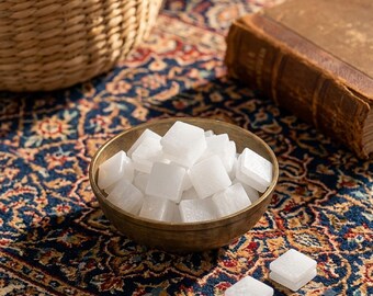 Refined Camphor Blocks, Genuine Pooja Camphor, Religious Worship, Aromatic Clean burning