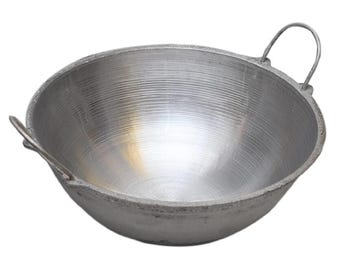 Aluminum Hopper Pan for Appam, Hoppers & Omelettes, Traditional Sri Lankan Cooking Pan, Three Sizes