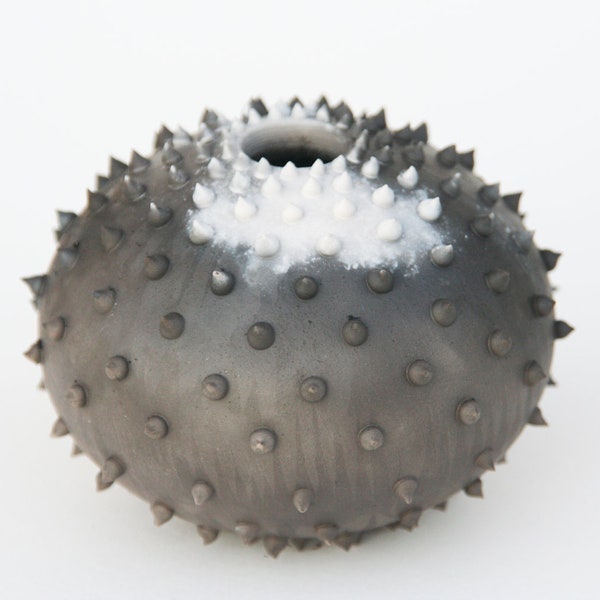 Spiked Ceramic Pot - Sawdust Fired