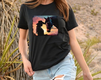 Cowgirl and Horse T-Shirt