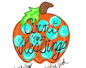 Pumpkin Halloween Door Hanger Template Art Paint Guide Paint Lines Cutout stencil traceable