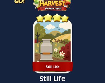 Still Life 4 Stars Set 16 Monopoly GO Sticker