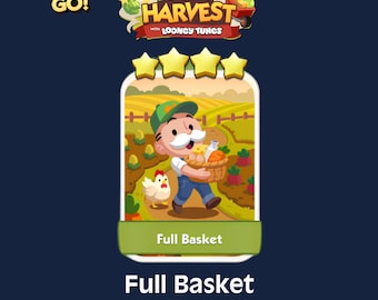 Full Basket 4 Stars Set 17 Monopoly GO Sticker