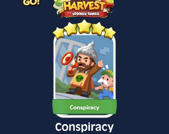 Conspiracy 5 Stars Set 19 Monopoly GO Sticker