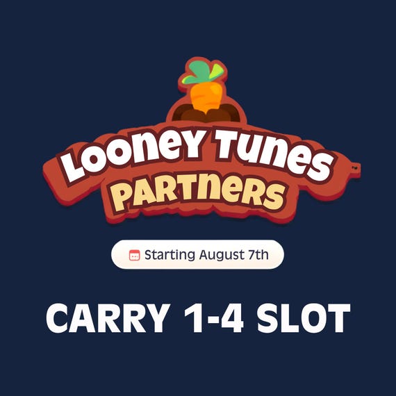 Monopoly GO Looney Tunes Partners Event Full Carry Point 80K Fast Delivery 1-4 Slot