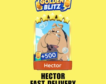 Golden Blitz Sticker Hector Monopoly Go - Fast Delivery