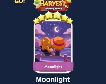 Moonlight 6 Stars Set 18 Monopoly GO Sticker