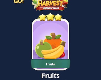 Fruits 3 Stars Set 11 Monopoly GO Sticker