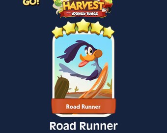 Road Runner 5 Stars Set 21 Monopoly GO Sticker