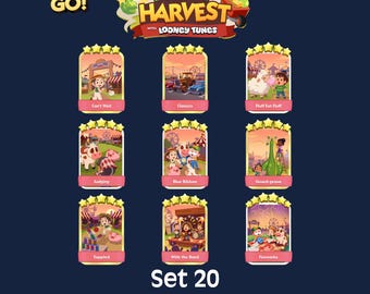 Monopoly GO Sticker Set 20 New Album - Fast Delivery