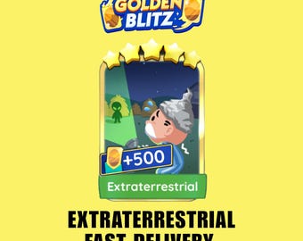 Golden Blitz Sticker Extraterrestrial Monopoly Go - Fast Delivery