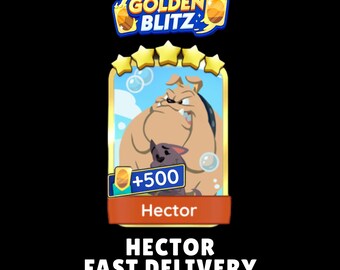 Hector Sticker Monopoly Go Golden Blitz - Fast Delivery