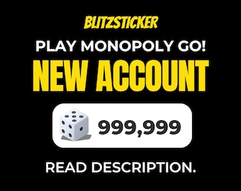 Monopoly Go Account 1 Million Dice - Fast Delivery Ready To Play - Safe And Trusted