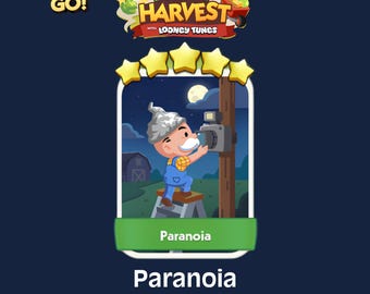 Paranoia 5 Stars Set 19 Monopoly GO Sticker