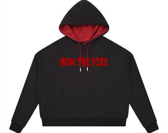 MON THE PIKE Skeleton Pike Drawstring Hoodie
