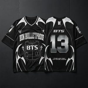 Bts Shirt Run Bulletproof - Etsy