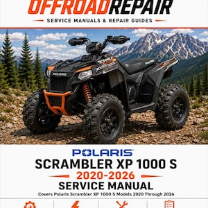 2020-2026 Polaris Scrambler XP 1000 S Servicemanual PDF-nedladdning