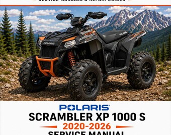 2020-2026 Polaris Scrambler XP 1000 S Service Manual PDF Download