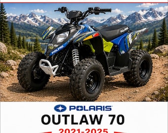 2021-2025 Polaris Outlaw 70 Service Manual PDF Download