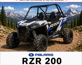 2021-2026 Polaris RZR 200 Service Manual PDF Download