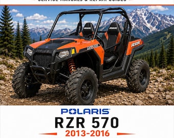 2013-2016 Polaris RZR 570 Service Manual PDF Download